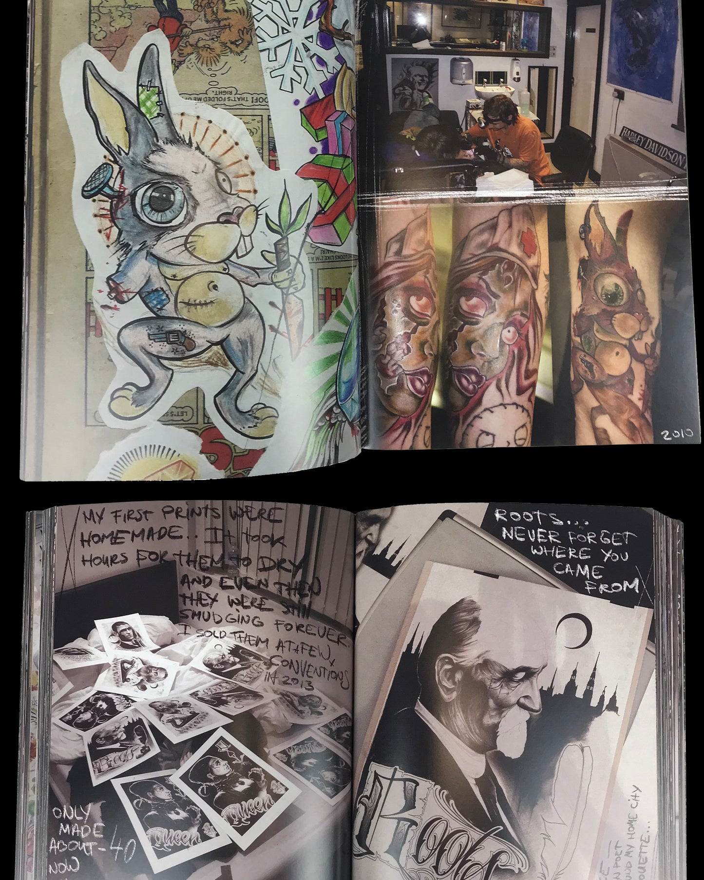 10 YEARS OF TATTOOING BOOK by Anrijs Straume